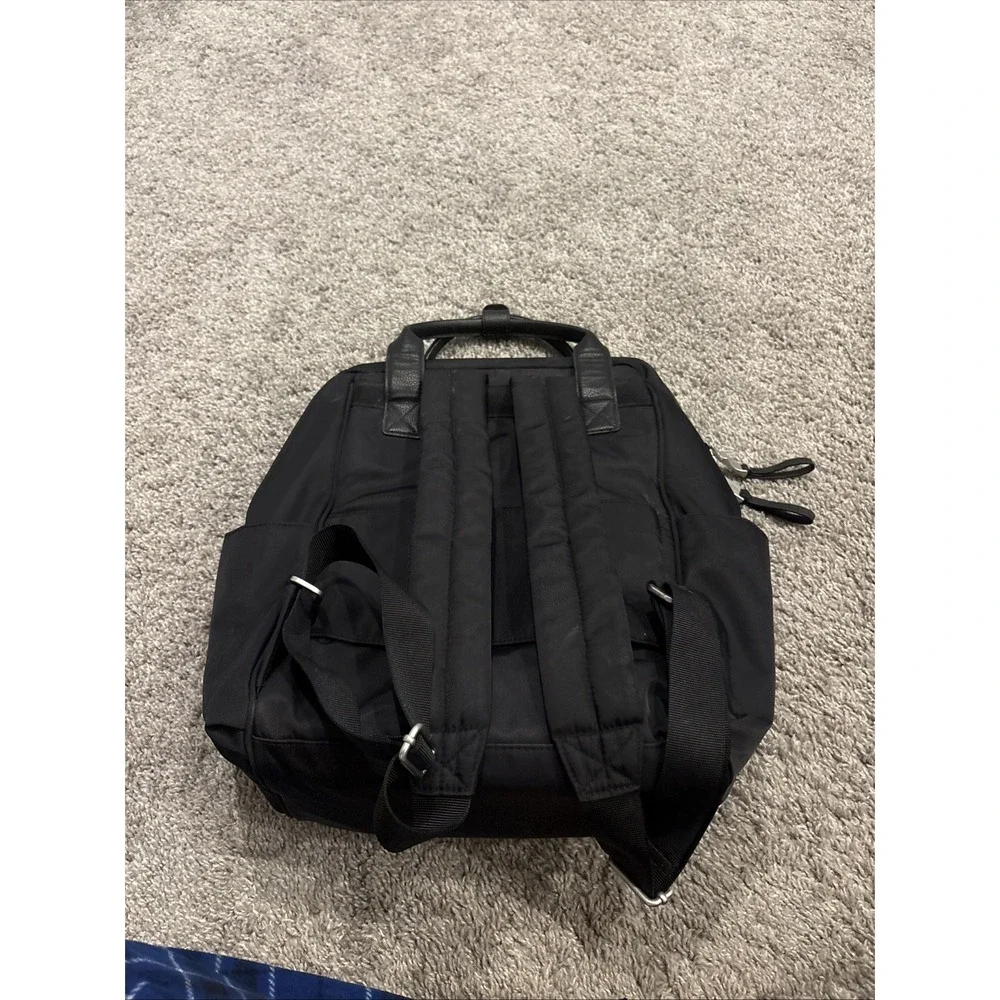 Baggallini Soho Backpack Women's Laptop Backpack Travel Bag Black Overnight